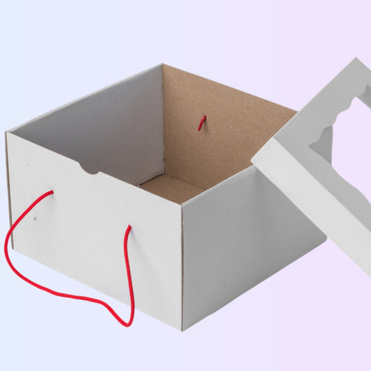 Strong cake box open with lid