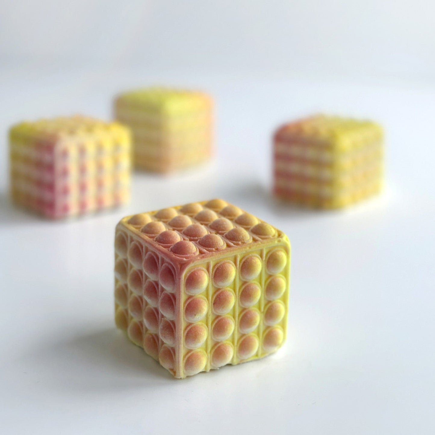 Hand Made Dinara Kasko Mini Pop It Cube, HM017 Silicone Mould