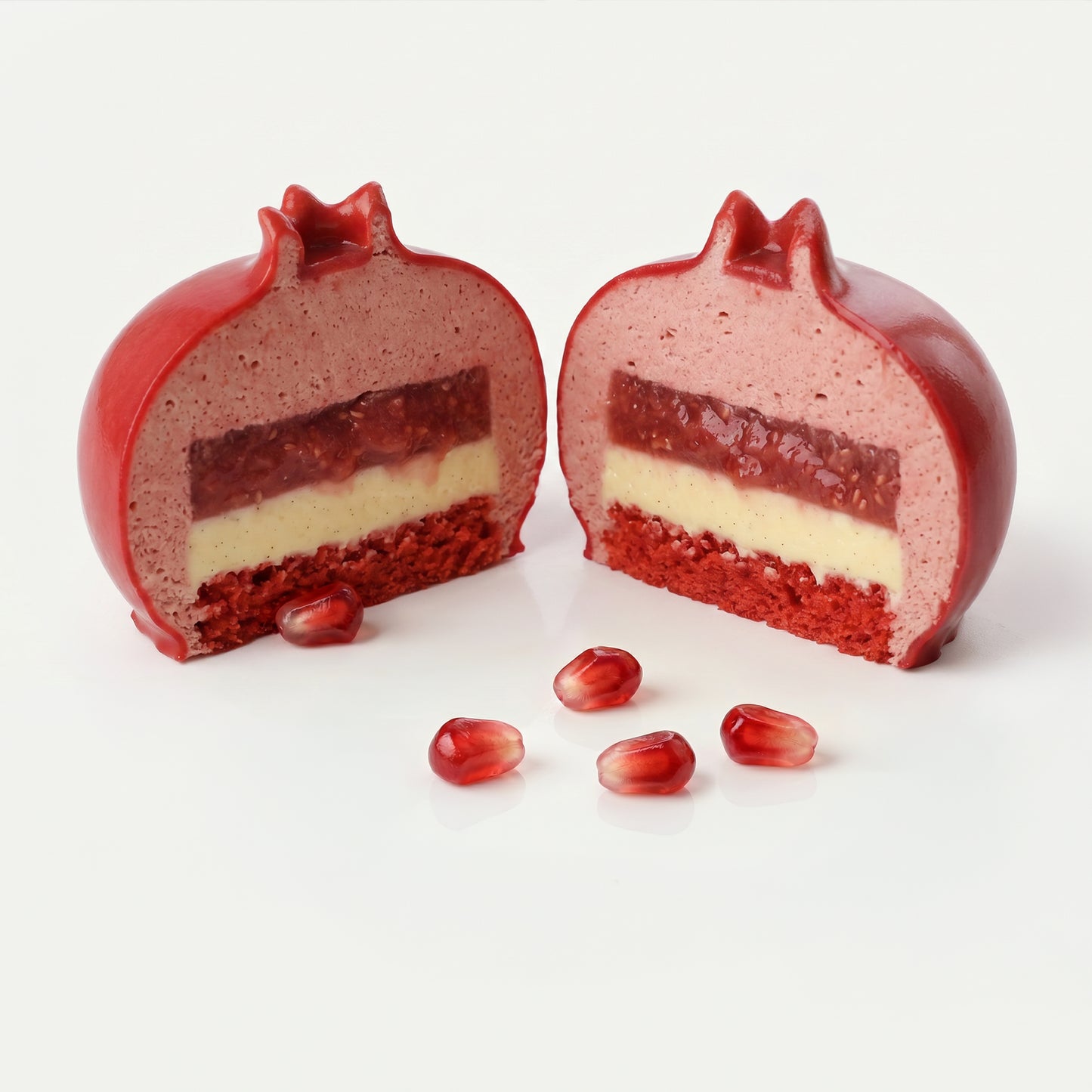 Realistic Pomegranate Silicone mould, HM320