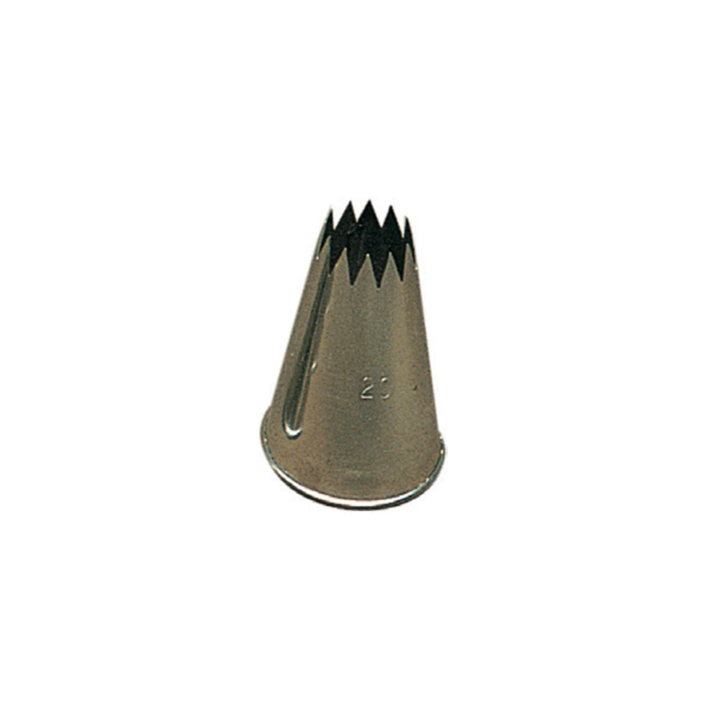 Star Piping Nozzle Large Tips ø 2 mm, Stainless Steel, 127/2