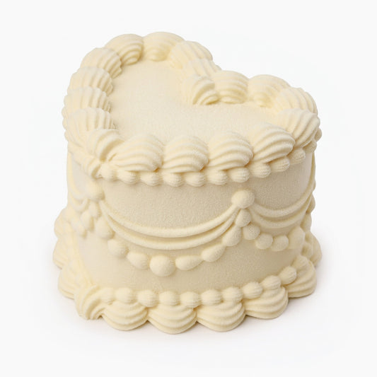 Lambeth Heart Cake 1000 Silicone Mould, HM249