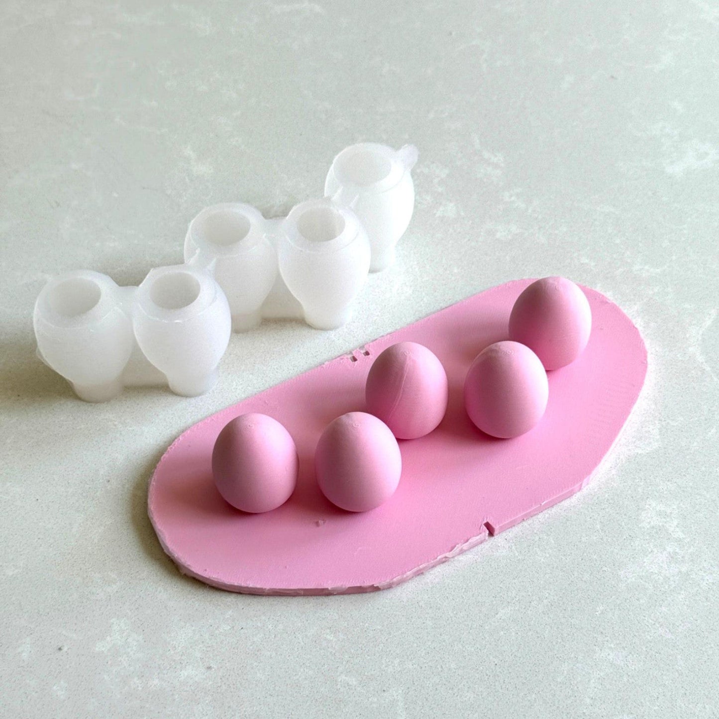 Miniature Eggs 5pcs x 15ml, HM139 Silicone Moulds