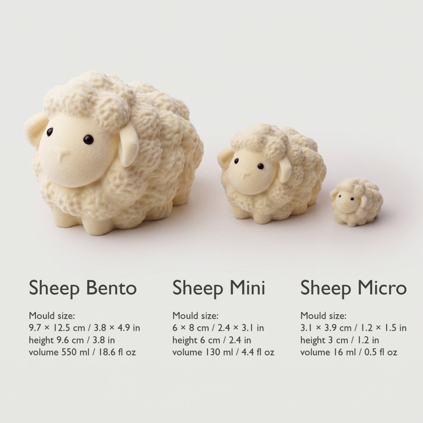 Sheep Bento Silicone Mould, HM259