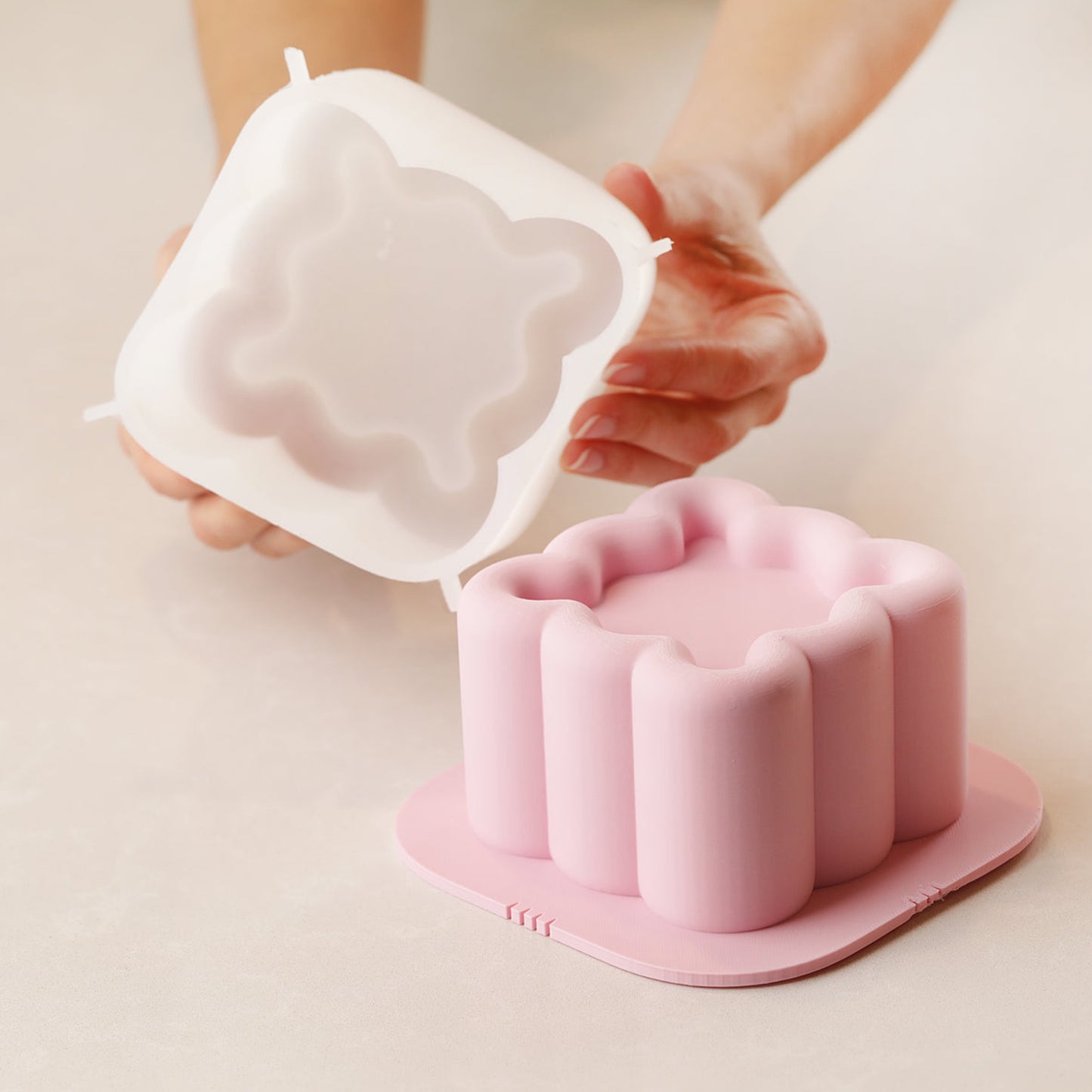 SQUARE BENTO CAKE, HM074 Silicone Mould