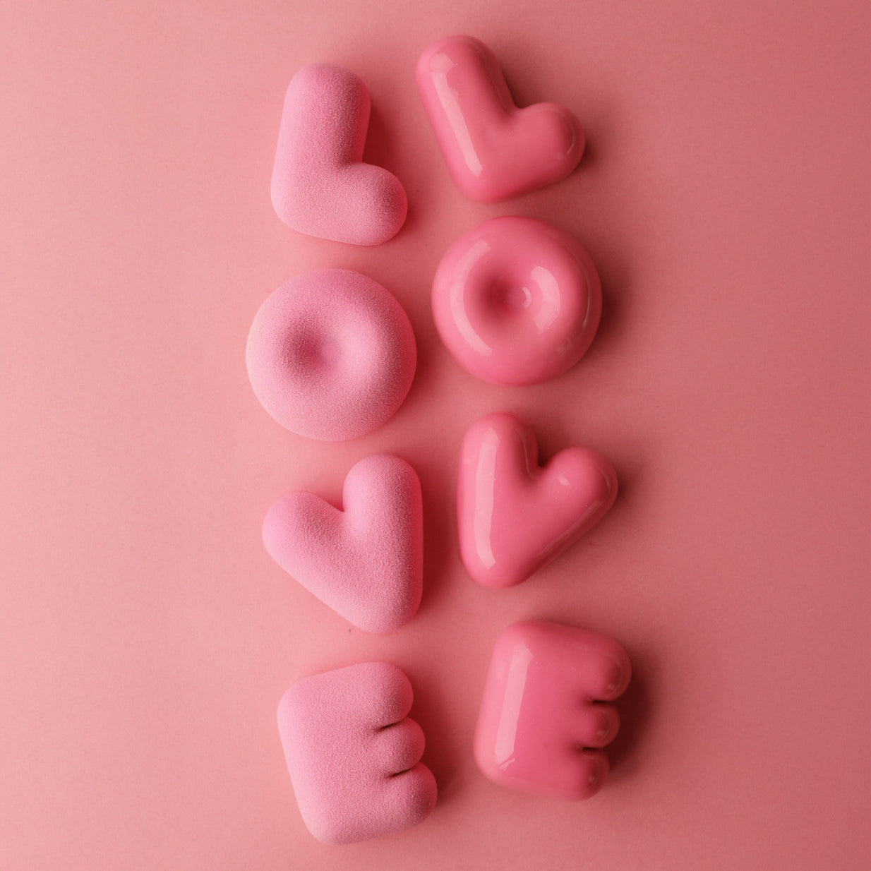L O V E Mini Cake, HM131 Silicone Mould