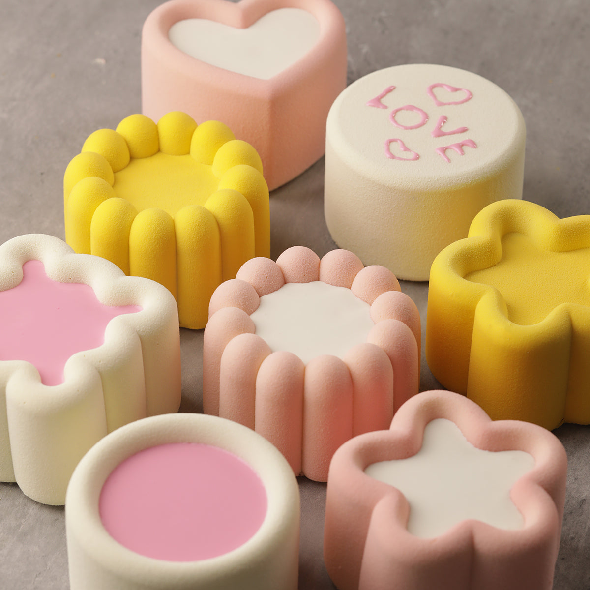 SIMPLE BENTO CAKE, HM075 Silicone Mould