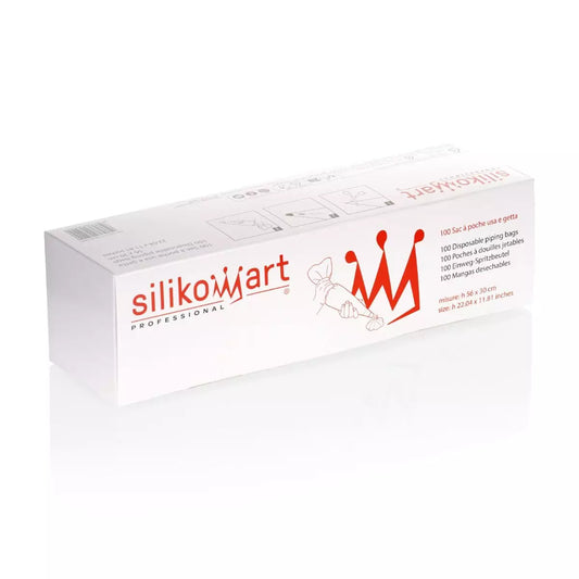 Silicomart Set of 100 disposable piping bags.