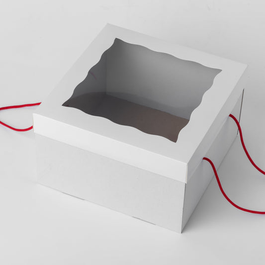 Strong Cake Box, SET of 5, 25 cm x 25 cm x 15 cm, SC252515W10