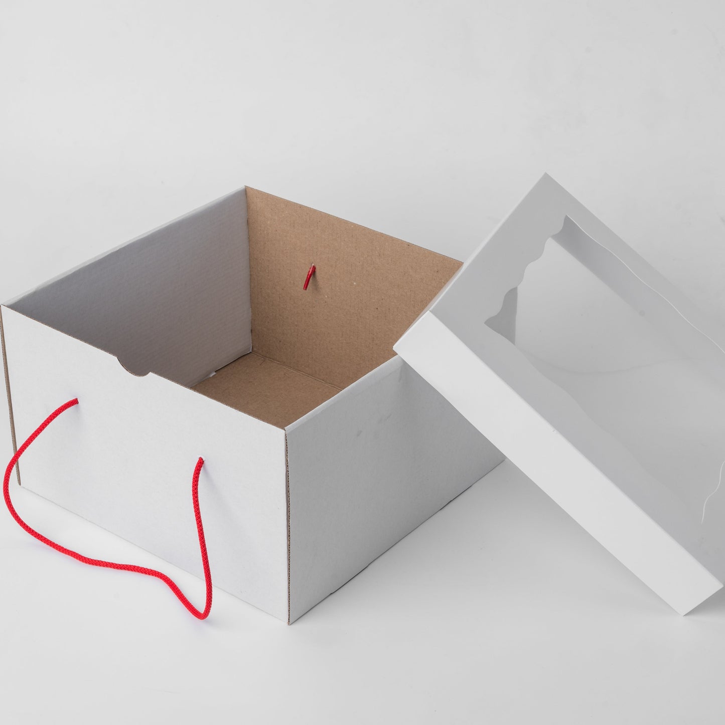 Strong Cake Box, SET of 5, 25 cm x 25 cm x 15 cm, SC252515W10