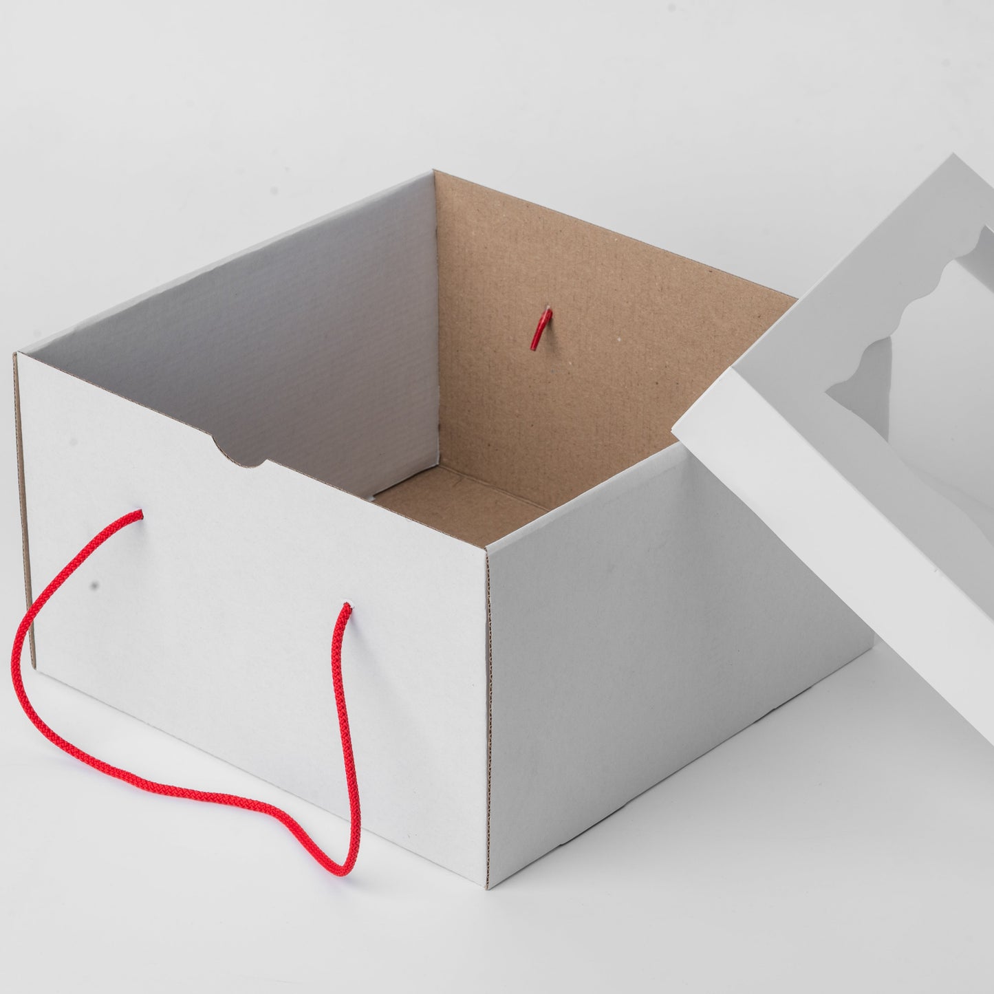 Strong Cake Box, SET of 5, 25 cm x 25 cm x 15 cm, SC252515W10