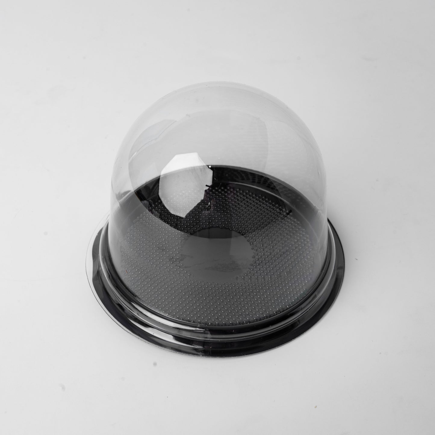 Large Single Transparent Dome, Black, Set of 10,  CD89S10