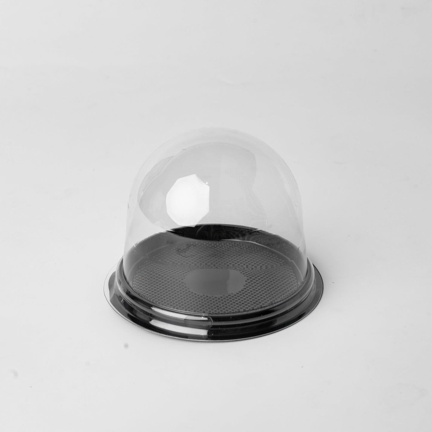 Large Single Transparent Dome, Black, Set of 10,  CD89S10