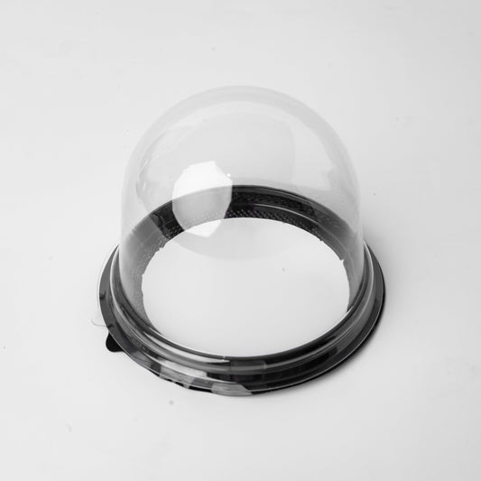 Large Single Transparent Dome, Black, Set of 10,  CD89S10