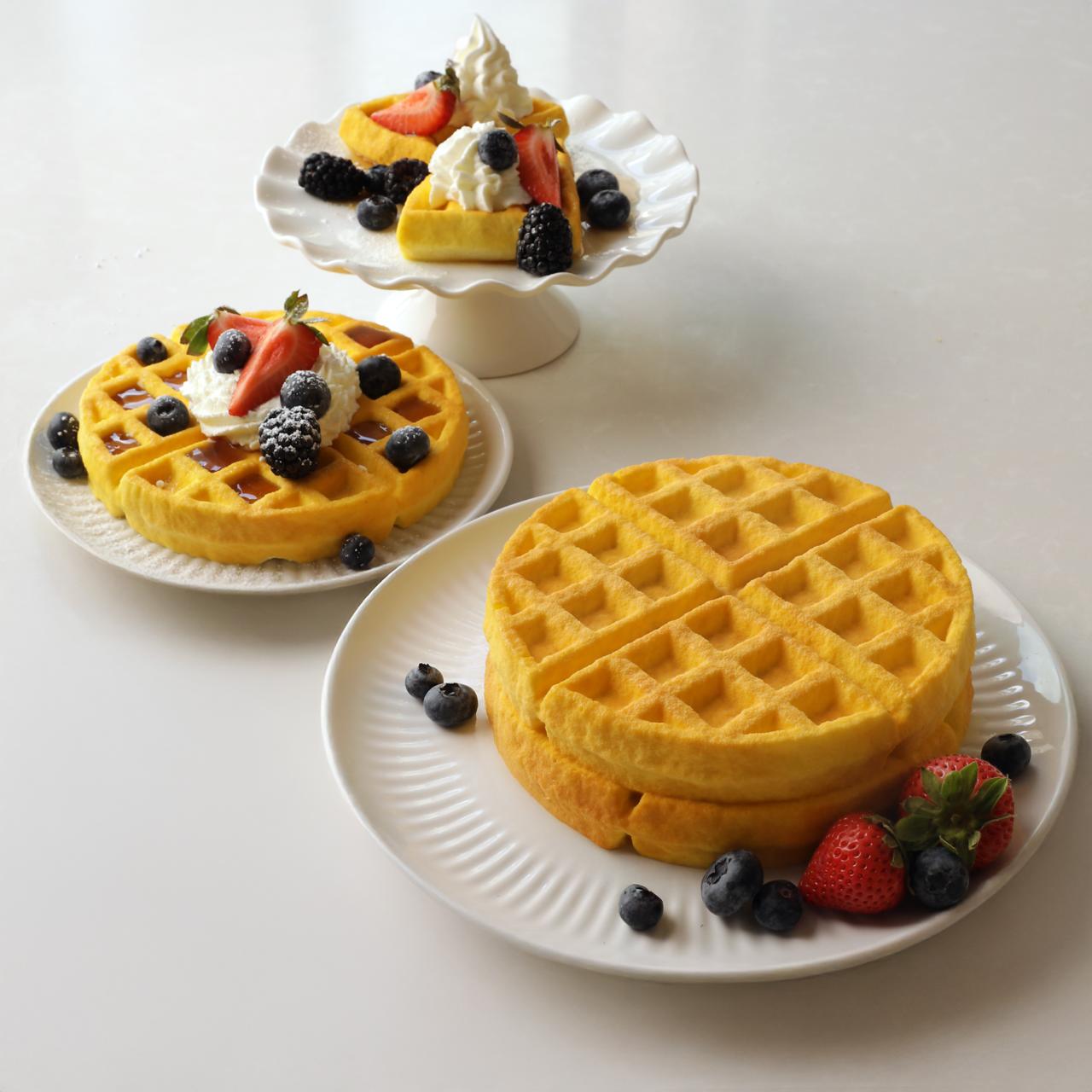 2 TIER WAFFLES CAKE Silicone Mould, HM152
