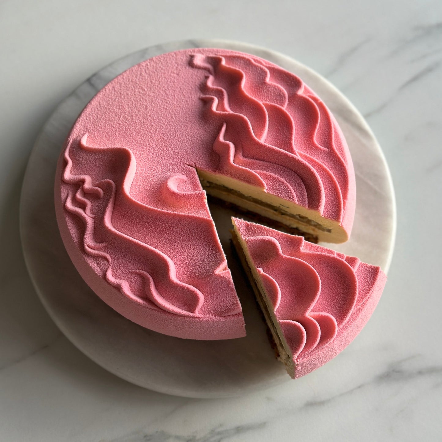 Hand Made Dinara Kasko Moon Wave, HM054 Silicone Mould