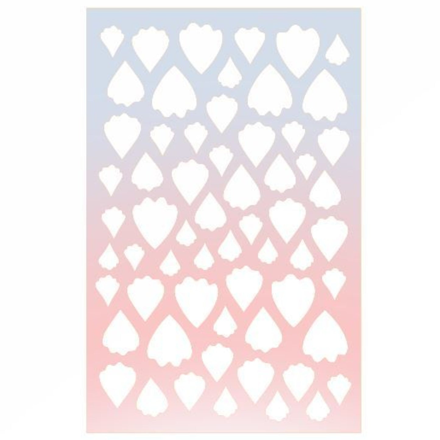 Silicone Pattern for decoration "Rose Petals" CM1783