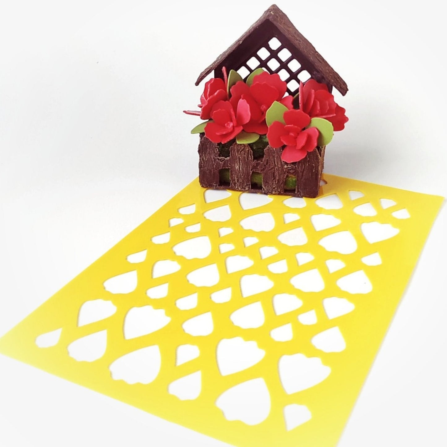 Silicone Pattern for decoration "Rose Petals" CM1783