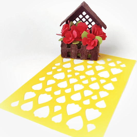 Silicone Pattern for decoration "Rose Petals" CM1783