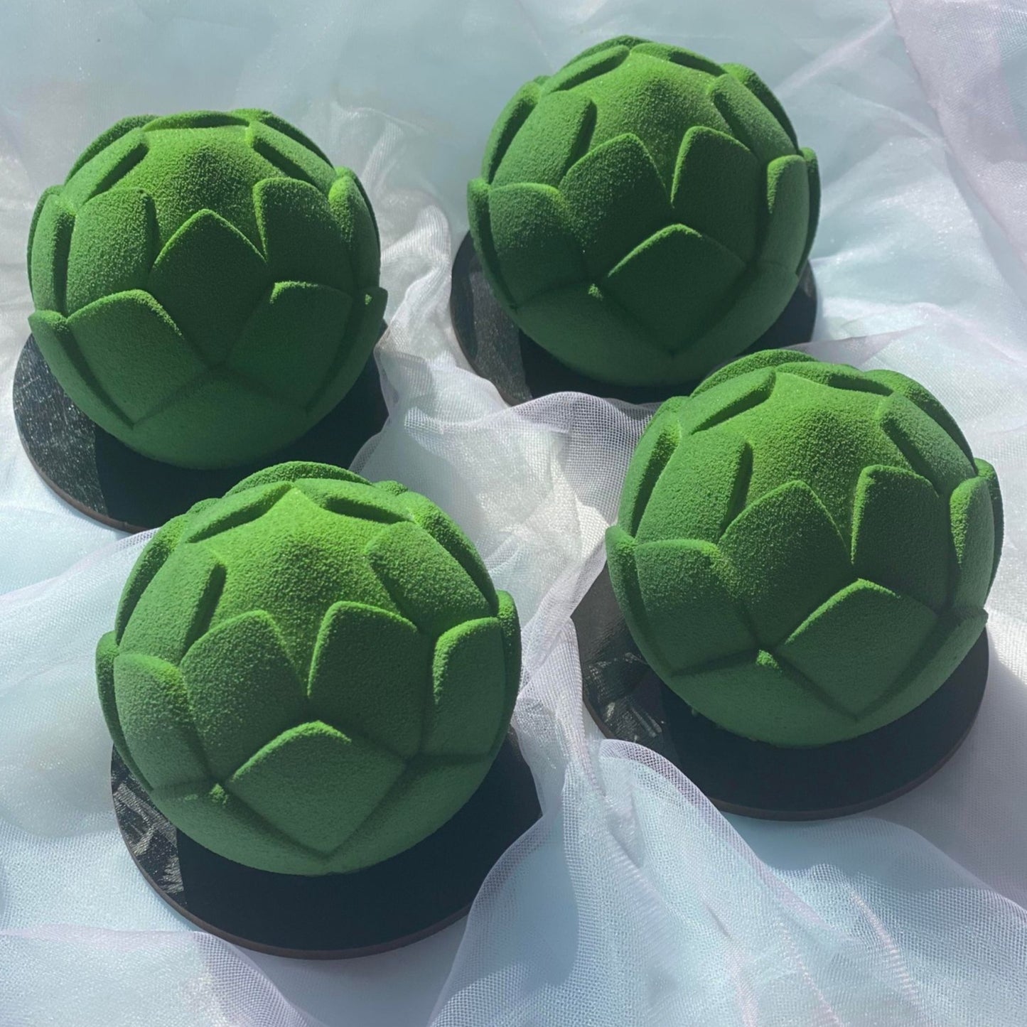 Wooden Boards for Mini Cakes ⌀ 8 cm, set 0f 50 pcs