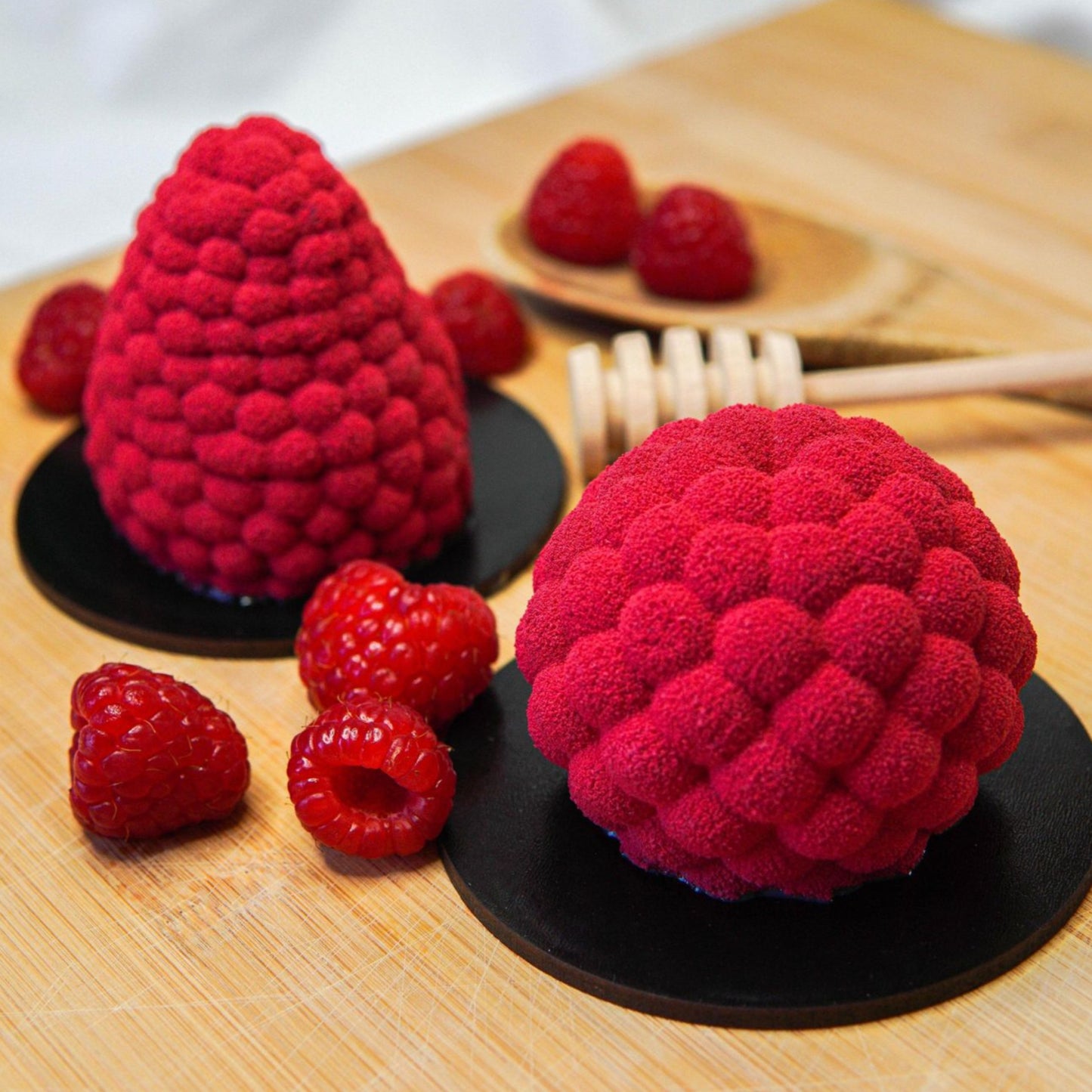 Wooden Boards for Mini Cakes ⌀ 8 cm, set 0f 50 pcs