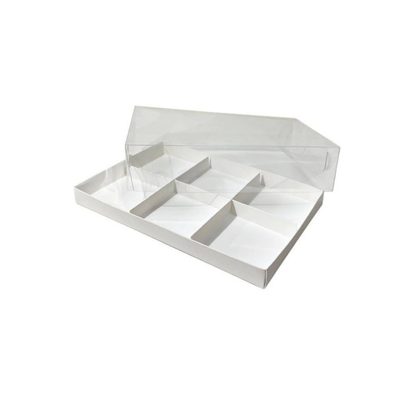 Transparent box for 6 mini cakes, CB26177MC