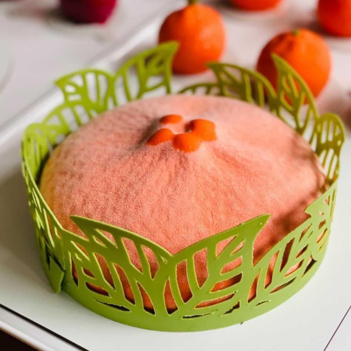 Chocolate Pattern "Open falling Leaves" CM1708