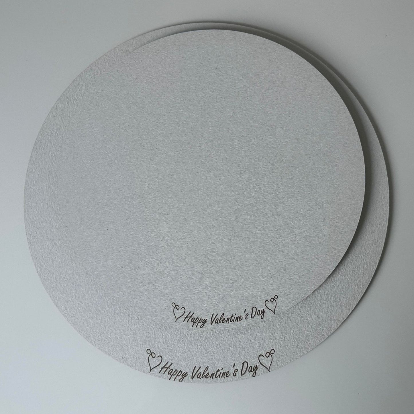 "Valentines Day" Engraved Wooden Cake Boards for Cakes, set of 5 pcs