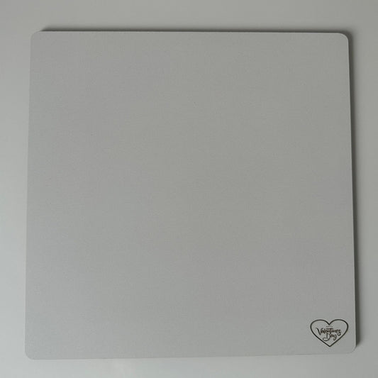 Square "Valentines Day" Engraved Wooden Cake Boards for Cakes, set of 5 pcs