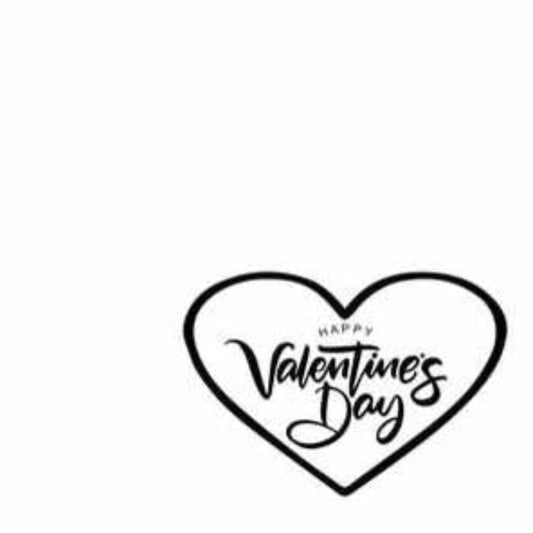 Square "Valentines Day" Engraved Wooden Cake Boards for Cakes, set of 5 pcs