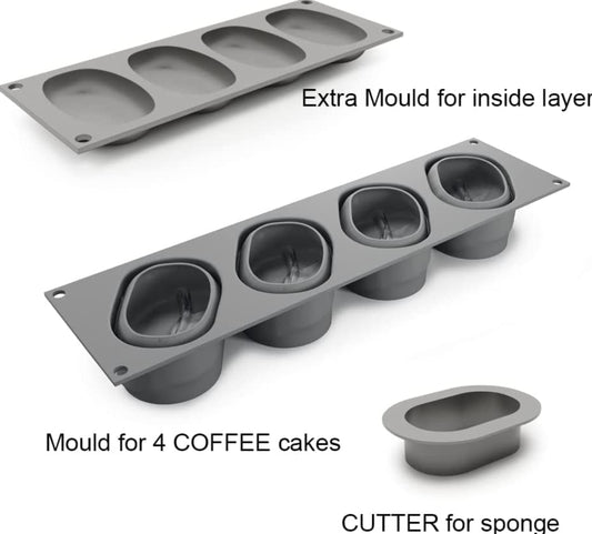 Dinara Kasko Mini Coffee, S010 Silicone Mould