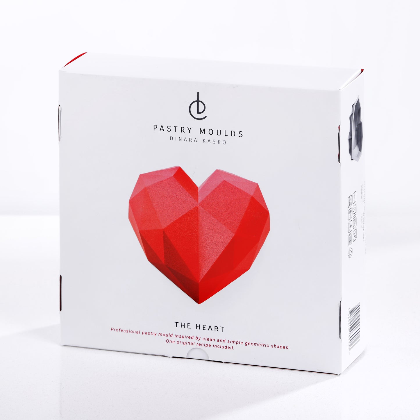 Dinara Kasko The Heart, B002 Silicone Mould