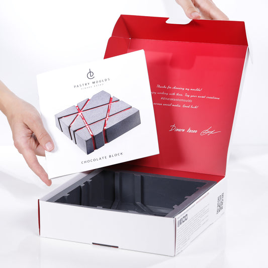 Dinara Kasko Chocolate Block, B001 Silicone Mould