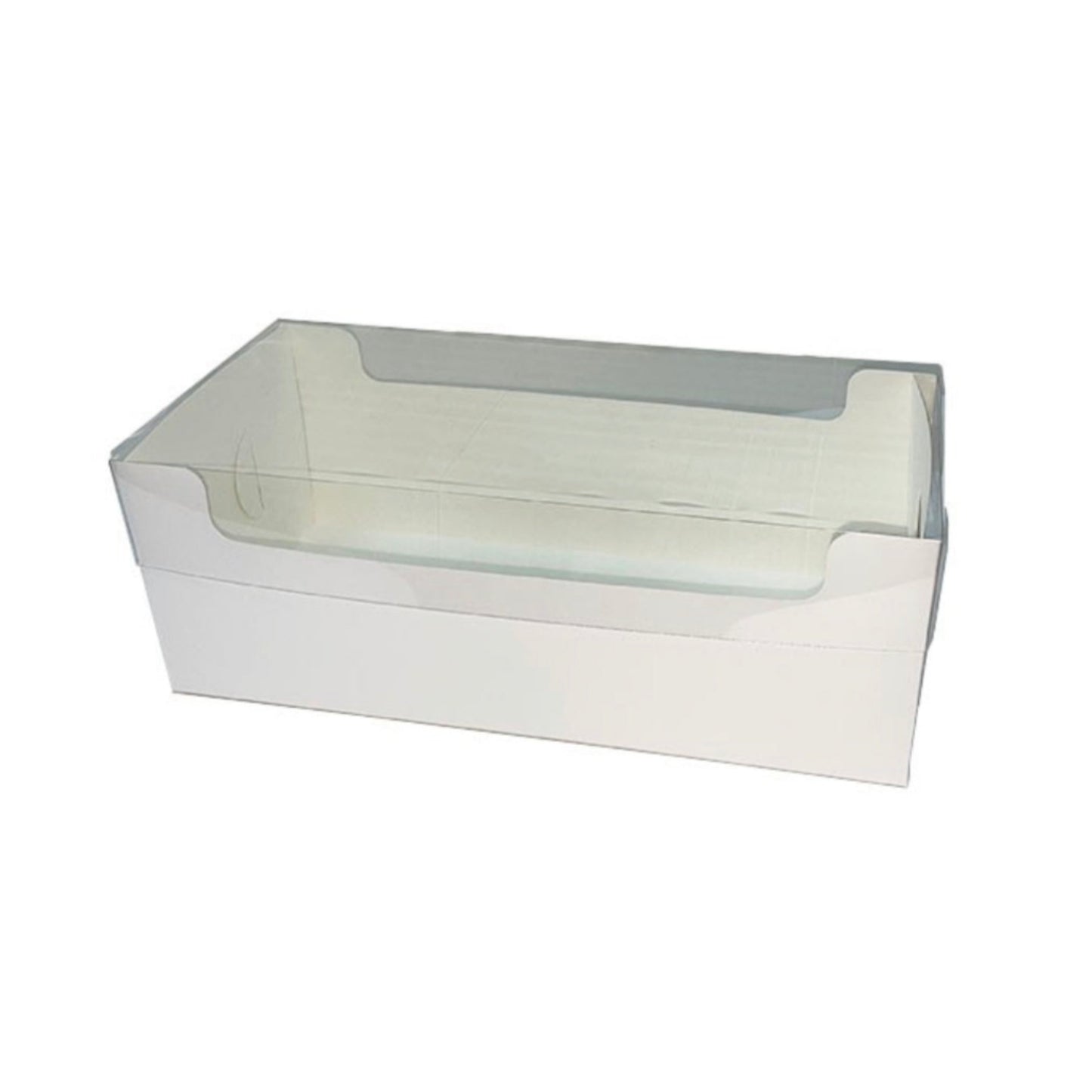 Set of 10 box's with Transparent top for Swiss roll