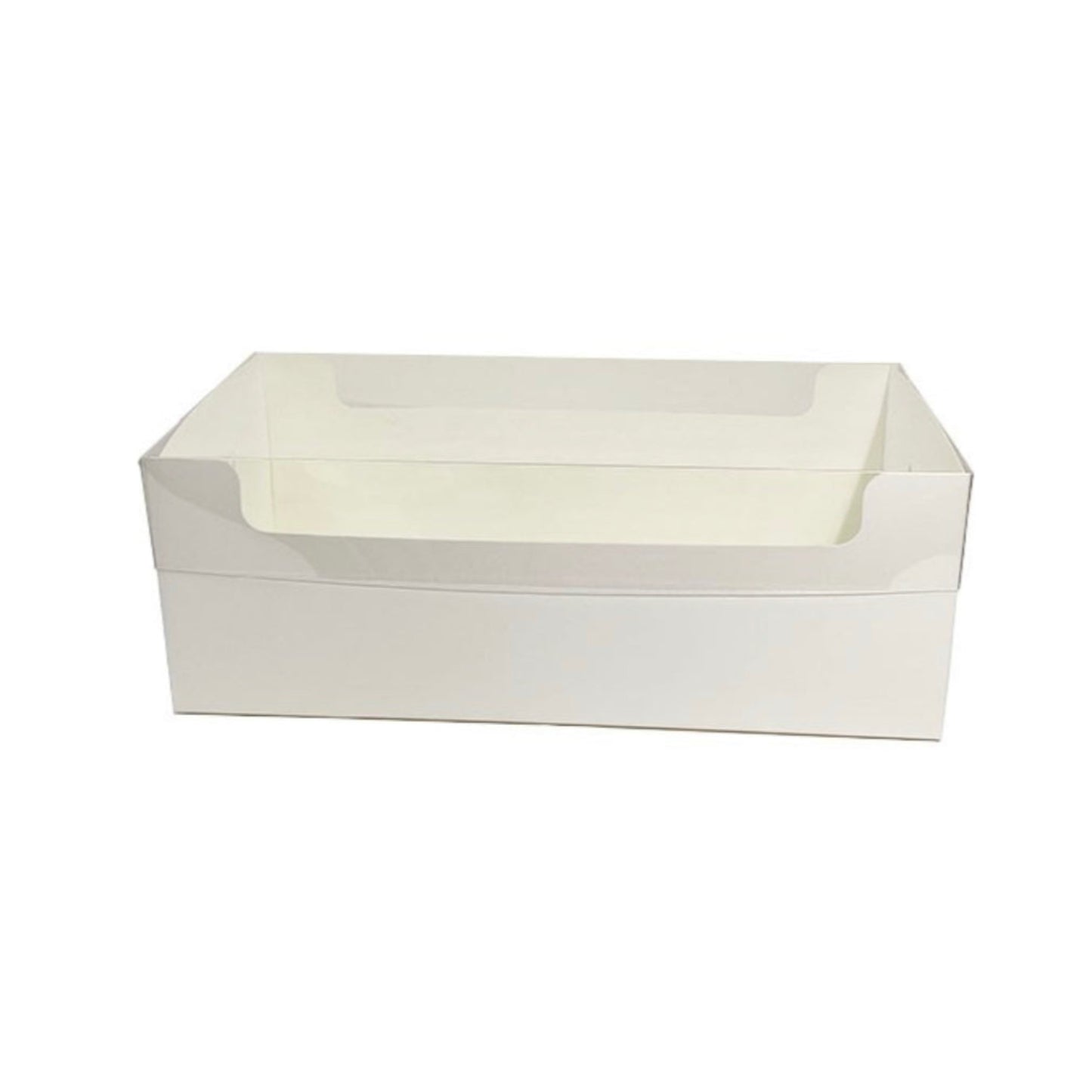 Set of 10 box's with Transparent top for Swiss roll