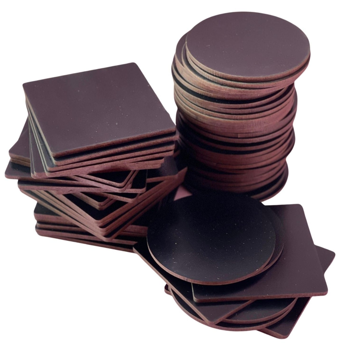 PLAIN Wooden Boards, ⌀ 25 set of 25 pcs