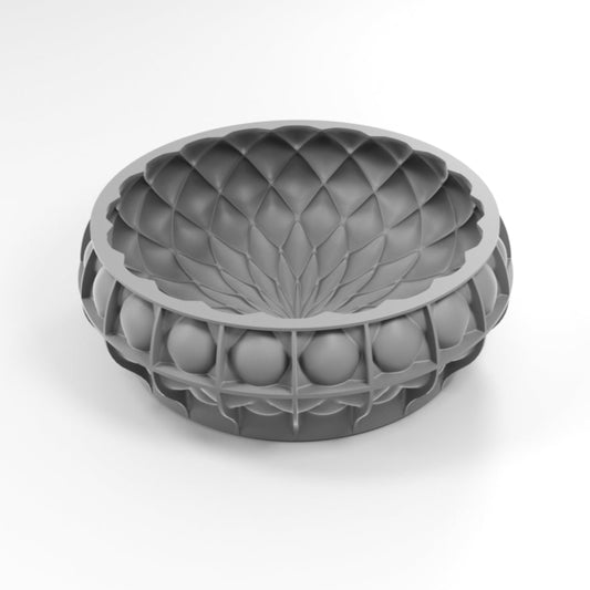 Dahlia Cake, B012 Silicone Mould