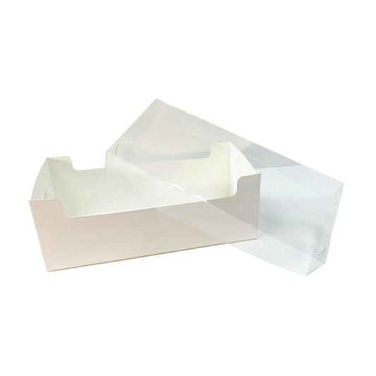 Set of 10 box's with Transparent top for Swiss roll