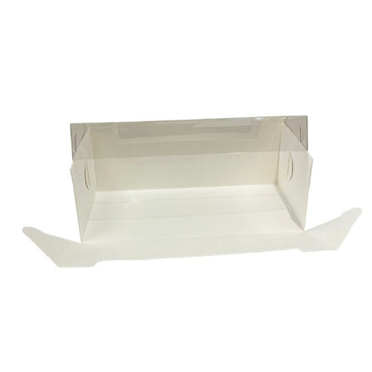 Set of 10 box's with Transparent top for Swiss roll