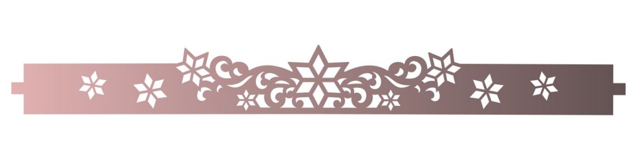 Chocolate Pattern "Snowflakes" CM1931