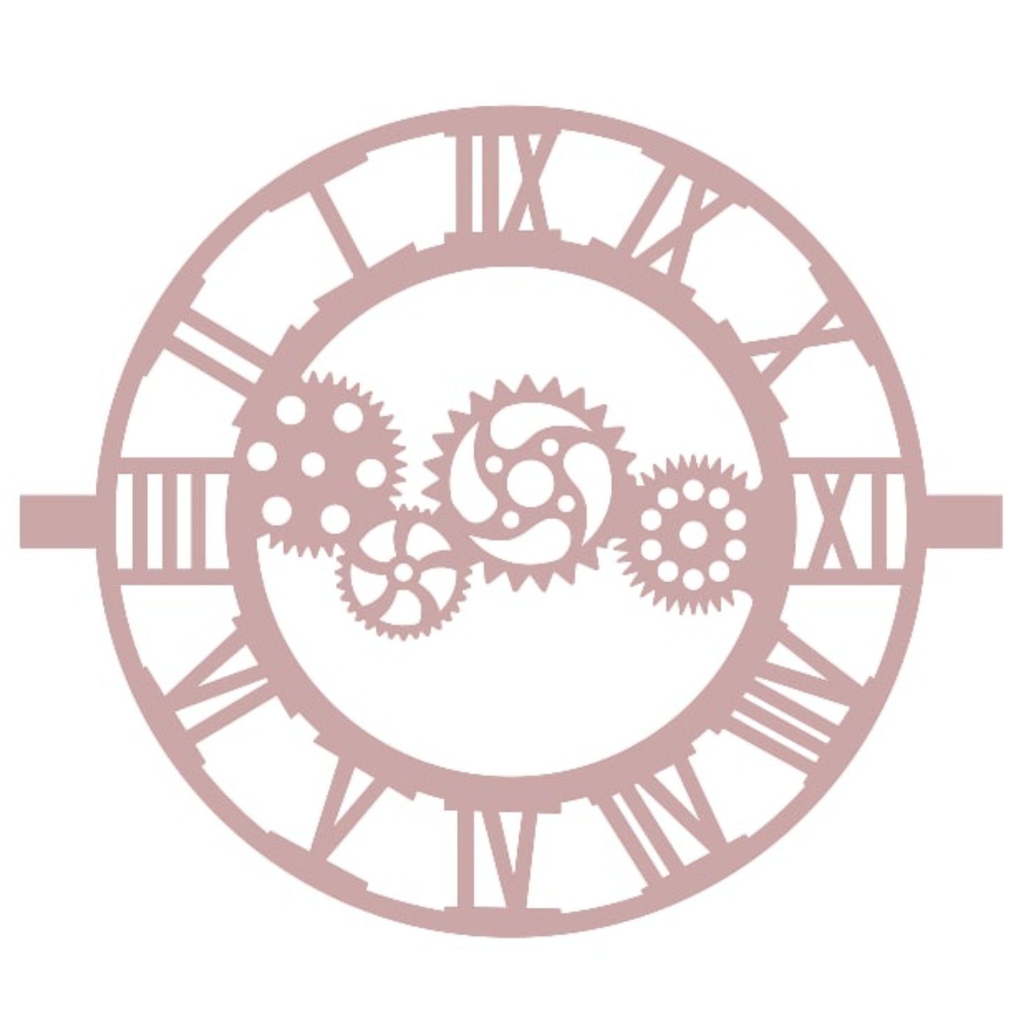 Chocolate Pattern "New Years' Eve Countdown Clock" CM1098