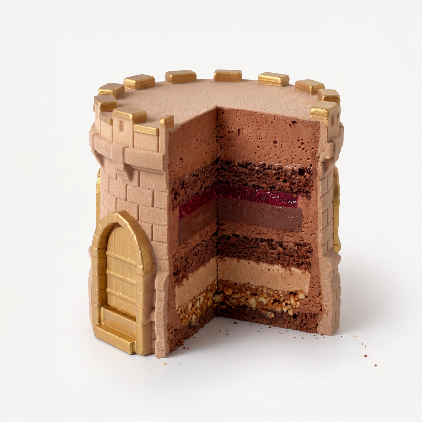 Haunted Tower Bento Silicone Mould, HM353
