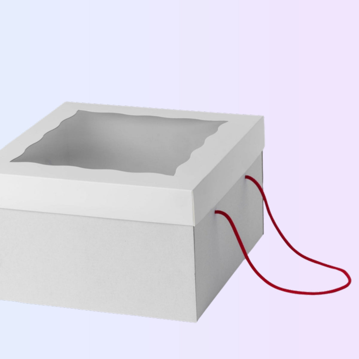 Strong cake box side view