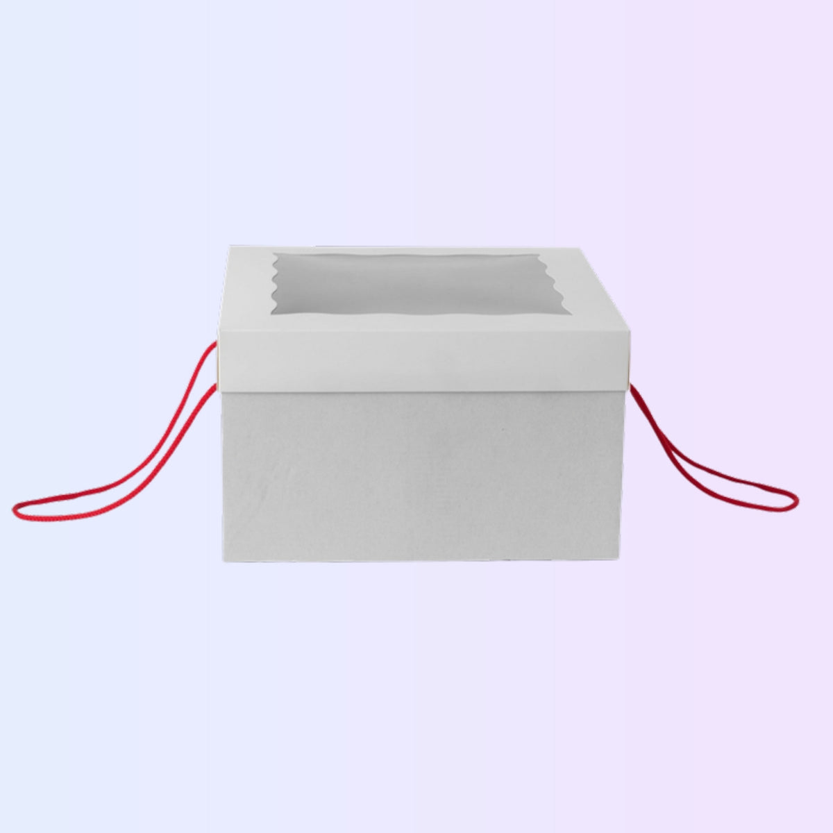 Strong cake box front view
