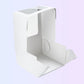 Windowed white cake box open