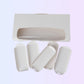 Windowed eclair box with five inserts