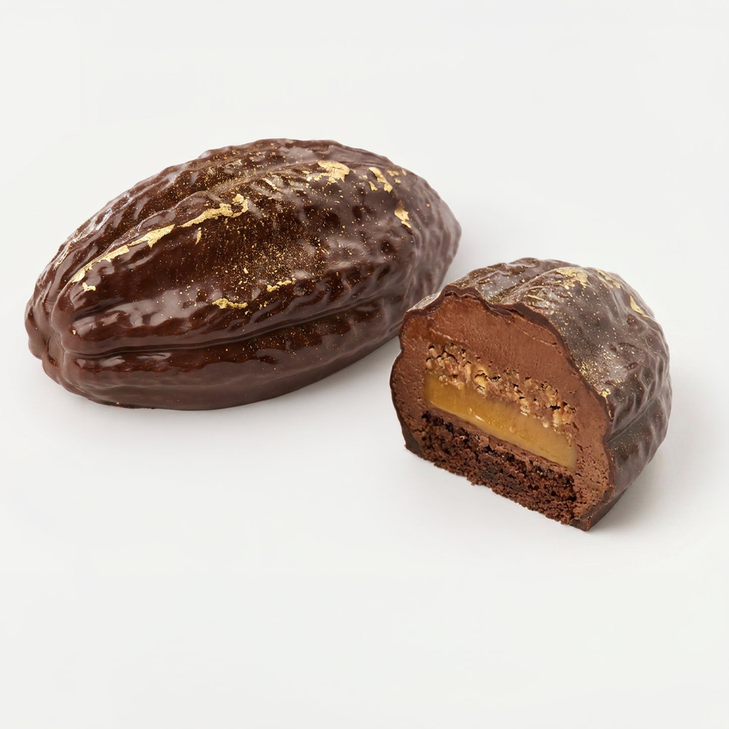 Realistic Cacao Bean Silicone mould, HM304