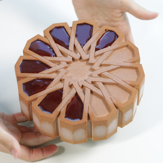 Oriental Cake, HM089, Hand made silicone mould