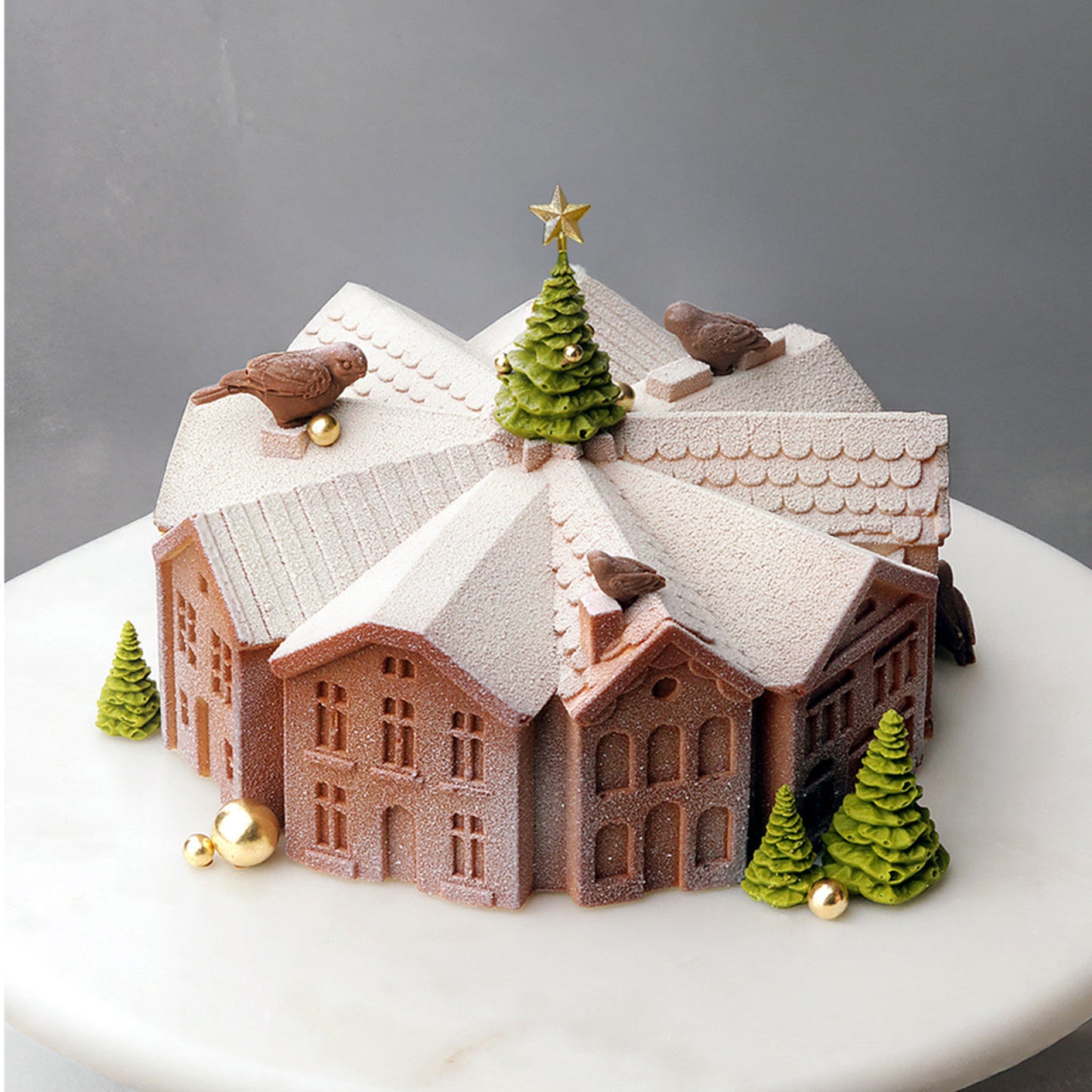 Christmas tree decoration Silicone Moulds, HM192