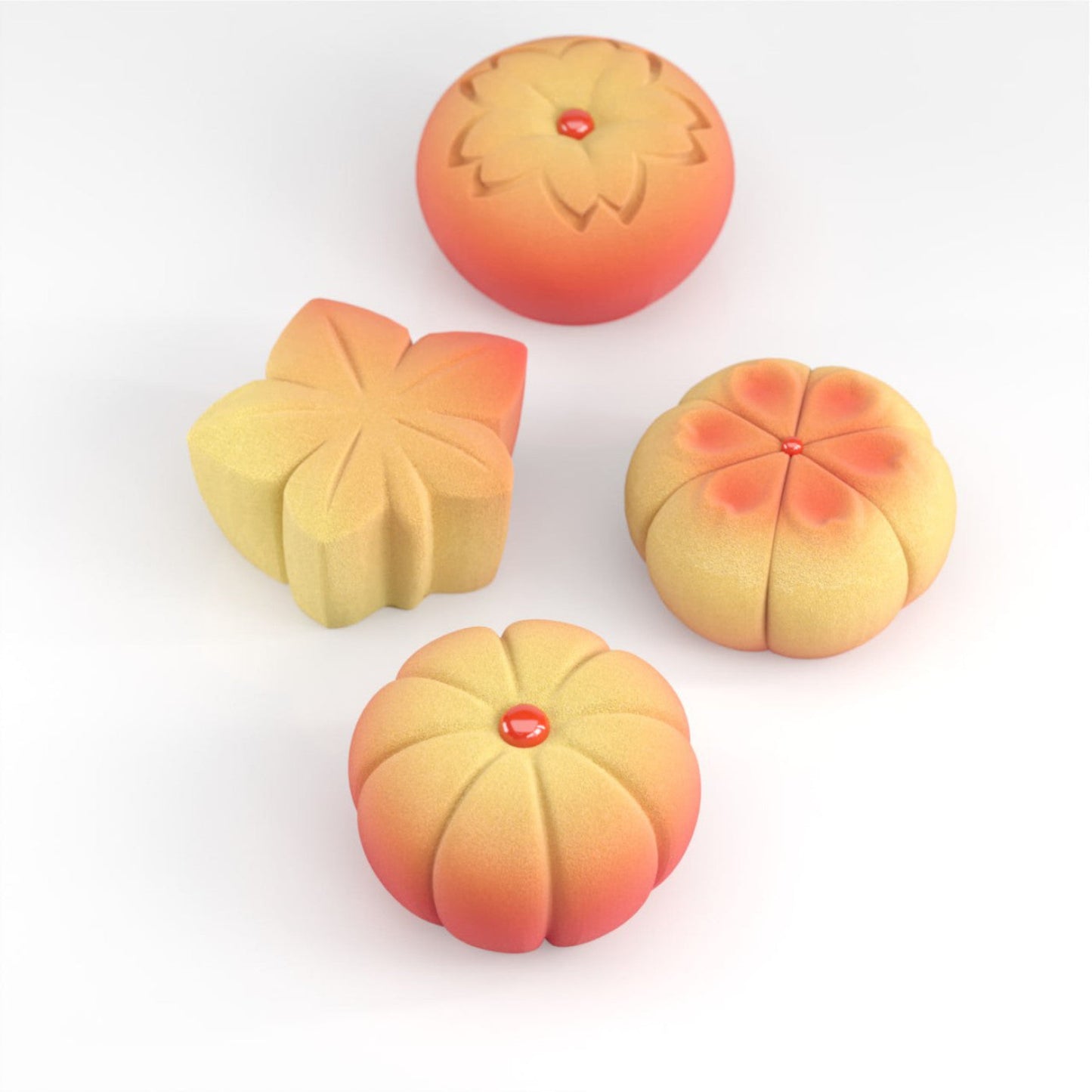 Mini Wagashi Cake, S017 Silicone Moulds