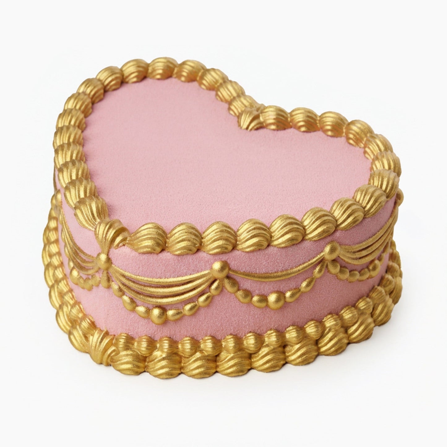 Lambeth Heart Cake 1400 Silicone Mould, HM251